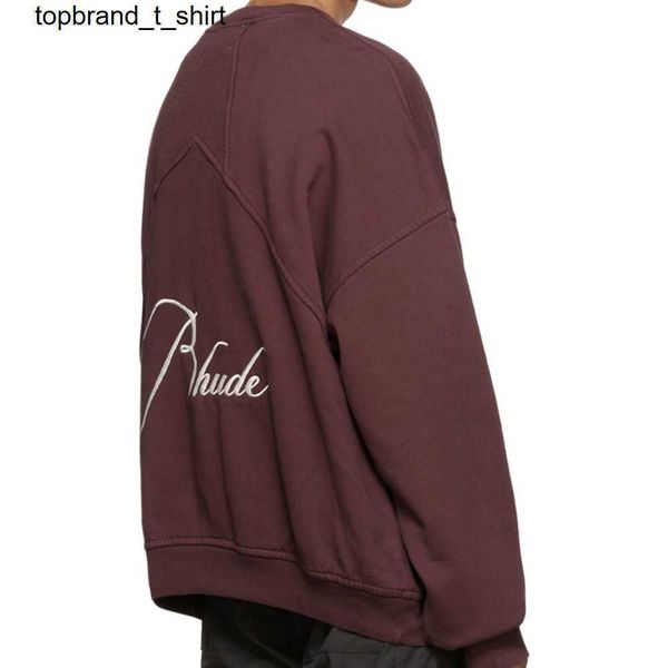 men's hoodies designer sweatshirts rhude embroidery plush round neck pullover men's loose casual women's sweater hoodie, Black
men's hoodies designer sweatshirts rhude embroidery plush round neck pullover men's loose casual women's sweater hoodie, Black