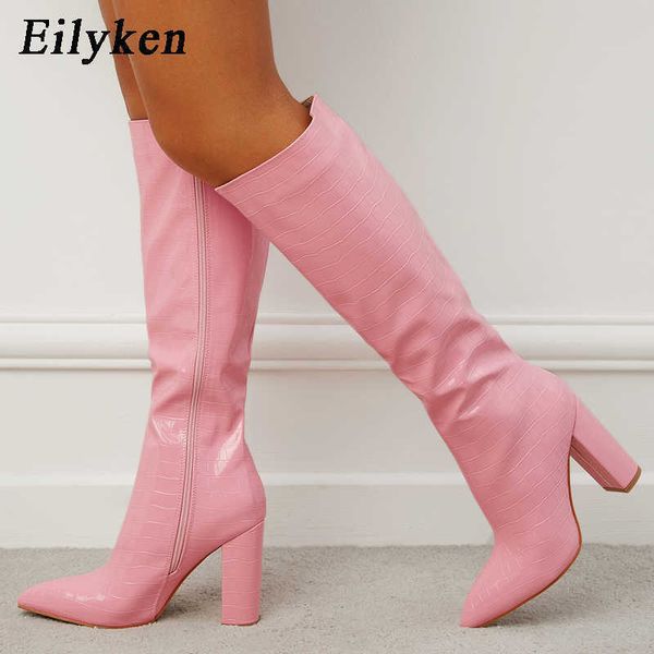 eilyken 2022 autumn high heel women knee high serpentine boots designer chunky shoes zipper long the knee botas mujer 221016, Black
eilyken 2022 autumn high heel women knee high serpentine boots designer chunky shoes zipper long the knee botas mujer 221016, Black