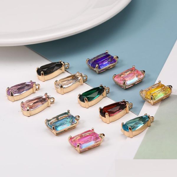 charms colorf k9 crystal waterdrop square pendants for jewelry making diy earrings necklace fashion charms accessories drop delivery dhtfm, Bronze;silver
charms colorf k9 crystal waterdrop square pendants for jewelry making diy earrings necklace fashion charms accessories drop delivery dhtfm, Bronze;silver