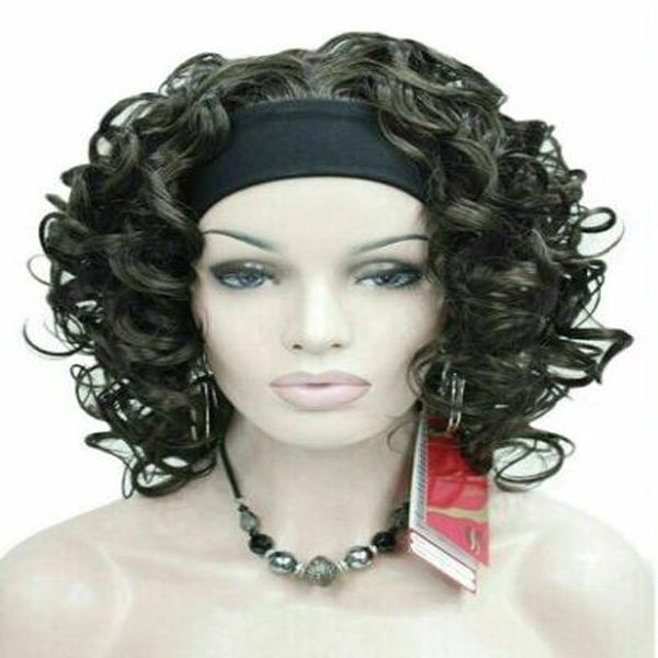 new women spiral curls fluffy half full wig headband natural hair cosplay wigs, Black
new women spiral curls fluffy half full wig headband natural hair cosplay wigs, Black
