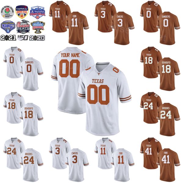 ncaa college texas longhorns football 0 jatavion sanders jersey 41 jaylan ford 11 anthony cook 18 ovie oghoufo 3 quinn ewers 24 jonathon bro, Black
ncaa college texas longhorns football 0 jatavion sanders jersey 41 jaylan ford 11 anthony cook 18 ovie oghoufo 3 quinn ewers 24 jonathon bro, Black