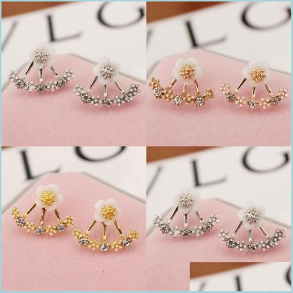 stud anti allergic pure jewelry s925 sterling sier daisy flower front and back two sided stud earrings ear nail korean drop delivery dhz01, Golden;silver
stud anti allergic pure jewelry s925 sterling sier daisy flower front and back two sided stud earrings ear nail korean drop delivery dhz01, Golden;silver