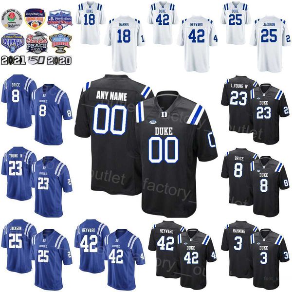 ncaa duke blue devils college football 23 lummie young iv jersey university 8 chase brice 25 deon jackson 18 quentin harris 3 tj rahming 42, Black
ncaa duke blue devils college football 23 lummie young iv jersey university 8 chase brice 25 deon jackson 18 quentin harris 3 tj rahming 42, Black