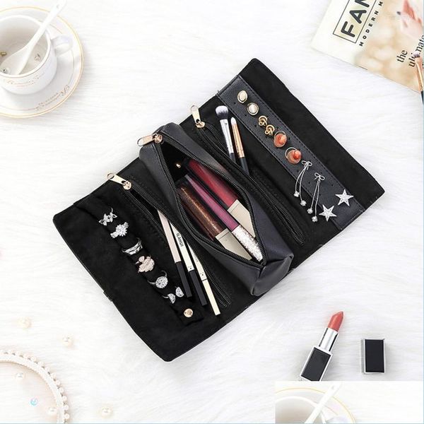 jewelry pouches bags jewelry pouches bags european and american roll package pu leather portable ring storage bag h8wf brit22 drop d dh4e7, Pink;blue
jewelry pouches bags jewelry pouches bags european and american roll package pu leather portable ring storage bag h8wf brit22 drop d dh4e7, Pink;blue