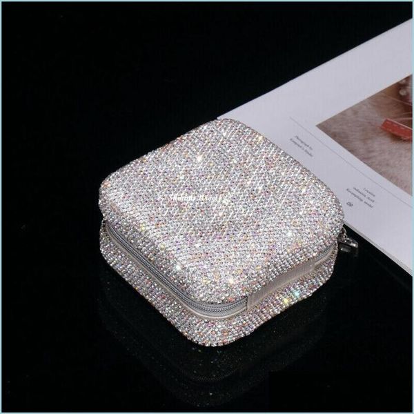 jewelry pouches bags jewelry pouches bags box organizer crystal diamonds bling mini storage earring ring case homejewelry drop deliv dhk8d, Pink;blue
jewelry pouches bags jewelry pouches bags box organizer crystal diamonds bling mini storage earring ring case homejewelry drop deliv dhk8d, Pink;blue