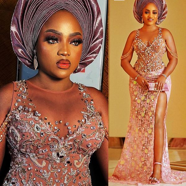 2022 arabic aso ebi mermaid pink prom dresses lace beaded crystals evening formal party second reception birthday engagement gowns dress zj0, Black
2022 arabic aso ebi mermaid pink prom dresses lace beaded crystals evening formal party second reception birthday engagement gowns dress zj0, Black
