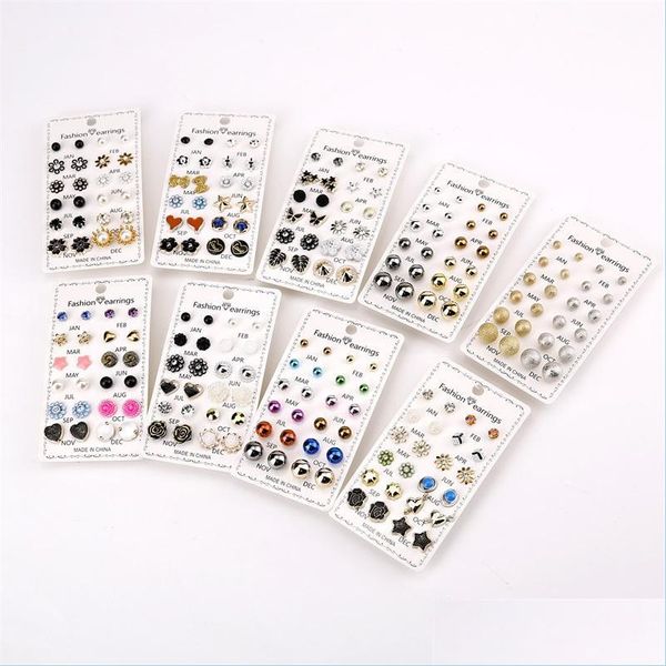 stud mixed 12 styles crystal stud earrings set month jan-dec piercing rhinestone round flower ball earring kit women jewelry 3521 q2 dh6fi, Golden;silver
stud mixed 12 styles crystal stud earrings set month jan-dec piercing rhinestone round flower ball earring kit women jewelry 3521 q2 dh6fi, Golden;silver