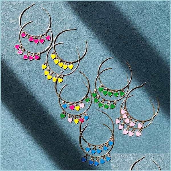 hoop huggie earrings trend fashion color heart-shaped trim light luxury gold-plated alloy temperament jewelry drop delivery 2022 earr dhu8e, Golden;silver
hoop huggie earrings trend fashion color heart-shaped trim light luxury gold-plated alloy temperament jewelry drop delivery 2022 earr dhu8e, Golden;silver