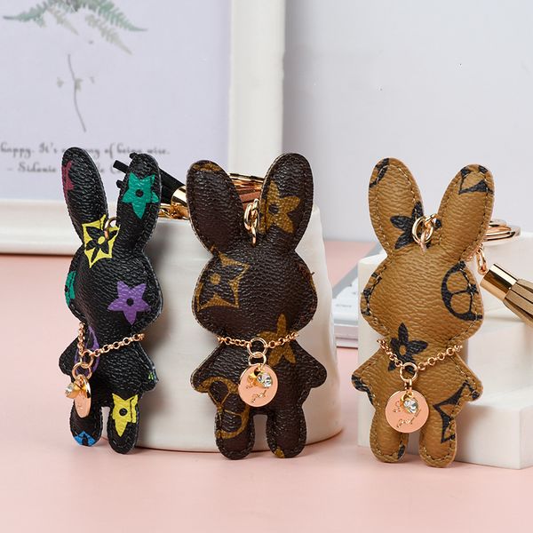rabbit keychains rings women cute brown flower plaid pu leather car keyrings holder fashion design bag key chains jewelry accessories animal, Silver
rabbit keychains rings women cute brown flower plaid pu leather car keyrings holder fashion design bag key chains jewelry accessories animal, Silver