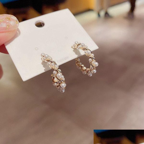hoop huggie exquisite handmade simated pearl hoop earrings opening design gold color fancy women jewelry 374 q2 drop delivery 2022 ea dhimu, Golden;silver
hoop huggie exquisite handmade simated pearl hoop earrings opening design gold color fancy women jewelry 374 q2 drop delivery 2022 ea dhimu, Golden;silver