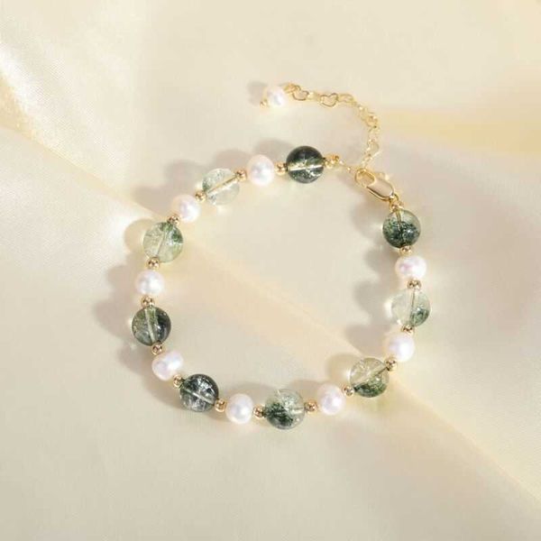 beaded strands simple style natural freshwater pearls green ghost crystal beads strand bracelets for women female lucky fashion jewelry ybr2, Black
beaded strands simple style natural freshwater pearls green ghost crystal beads strand bracelets for women female lucky fashion jewelry ybr2, Black