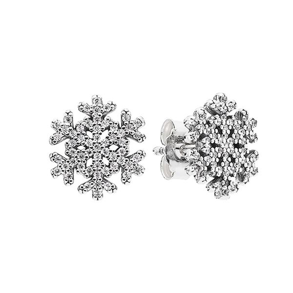 sparkling snowflake stud earring 925 sterling silver wedding jewelry with original box for pandora cz diamond earrings for women grils gift, Golden;silver
sparkling snowflake stud earring 925 sterling silver wedding jewelry with original box for pandora cz diamond earrings for women grils gift, Golden;silver