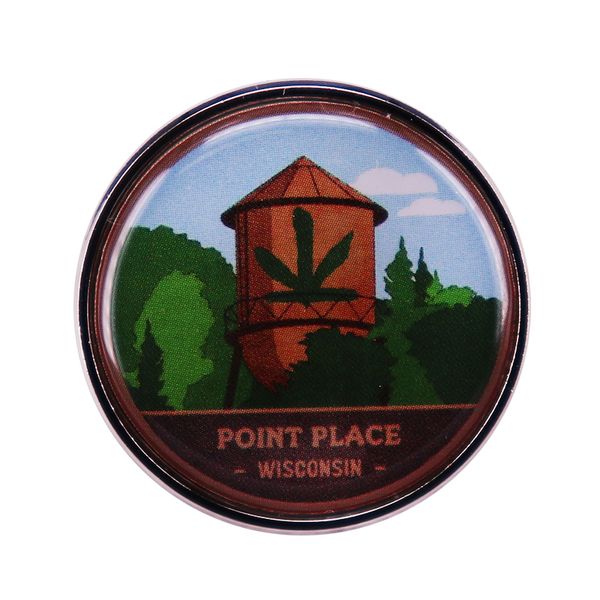 comedy that 70s show point place wisconsin enamel pin public site the water tower brooch, Blue
comedy that 70s show point place wisconsin enamel pin public site the water tower brooch, Blue