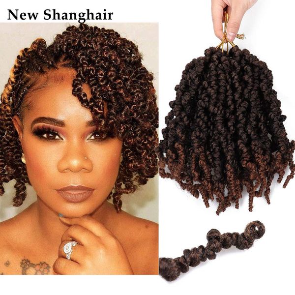 10 inch spring twist braiding hair short curly pre-twisted passion twist hair extensions 15strands/pack spring crochet fluffy curly braiding, Black
10 inch spring twist braiding hair short curly pre-twisted passion twist hair extensions 15strands/pack spring crochet fluffy curly braiding, Black