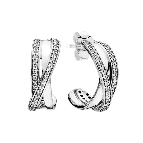 crossover pave lines hoop earrings with original box for pandora 925 sterling silver women girls wedding jewelry rose gold stud earring set, Golden;silver
crossover pave lines hoop earrings with original box for pandora 925 sterling silver women girls wedding jewelry rose gold stud earring set, Golden;silver