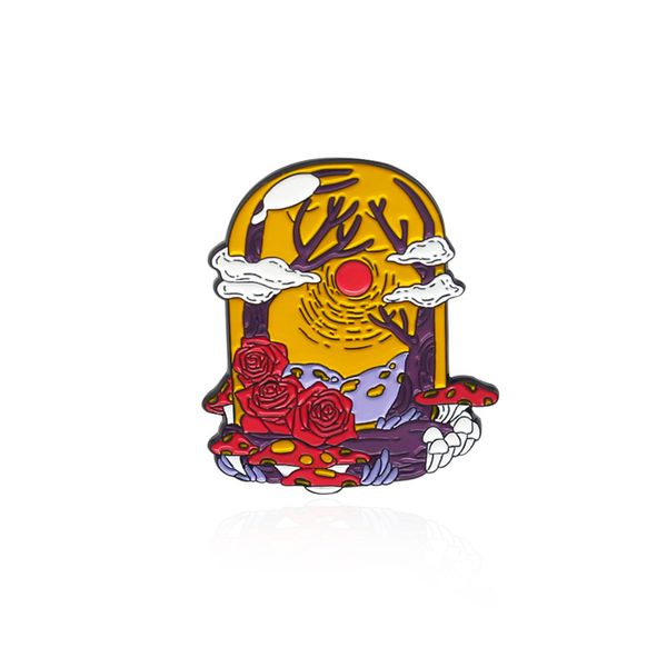 cartoon mid autumn full moon night brooches for women flower nightscape enamel pin jewelry metal badges denim shirt bags small accessories, Gray
cartoon mid autumn full moon night brooches for women flower nightscape enamel pin jewelry metal badges denim shirt bags small accessories, Gray