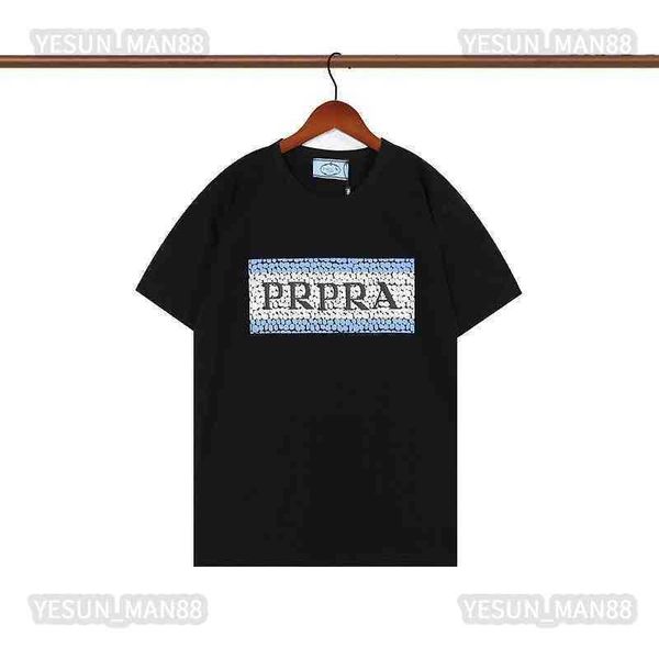designer luxury spring summer prad classic letter foam printed t shirt fashion mens and womens couple loose round collar tee, White;black
designer luxury spring summer prad classic letter foam printed t shirt fashion mens and womens couple loose round collar tee, White;black