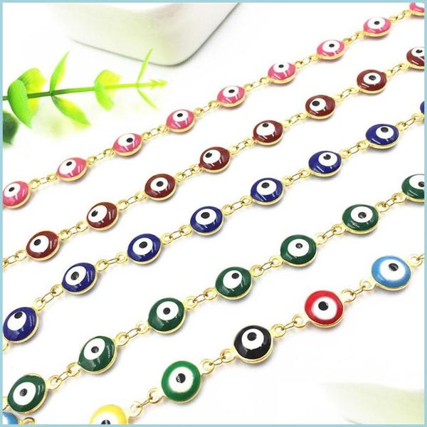 chains 1 meter stainless steel 6mm gold turkish eye chains white blue beads chain for diy jewelry making drop delivery 2022 necklaces dhygf, Silver
chains 1 meter stainless steel 6mm gold turkish eye chains white blue beads chain for diy jewelry making drop delivery 2022 necklaces dhygf, Silver