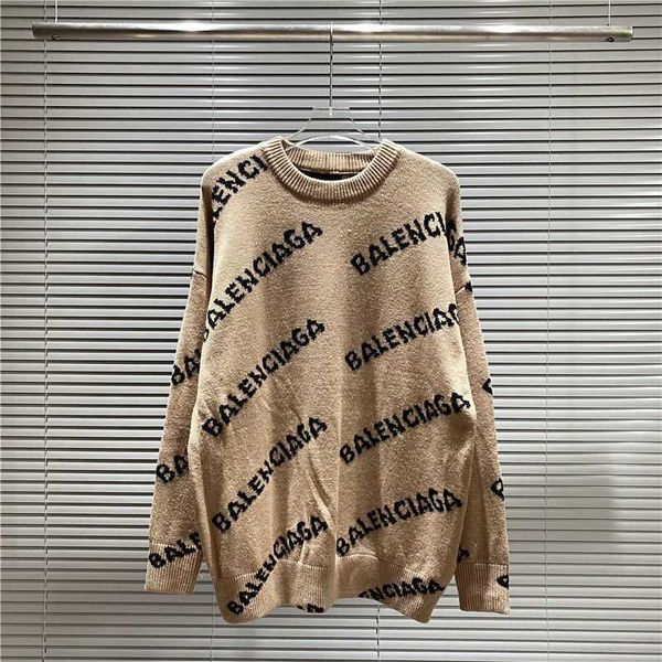 fashion women cardigan sweater high version autumn new balemcigas ladies brand paris jacquard letter round neck pullover men's d0y0, White;black
fashion women cardigan sweater high version autumn new balemcigas ladies brand paris jacquard letter round neck pullover men's d0y0, White;black