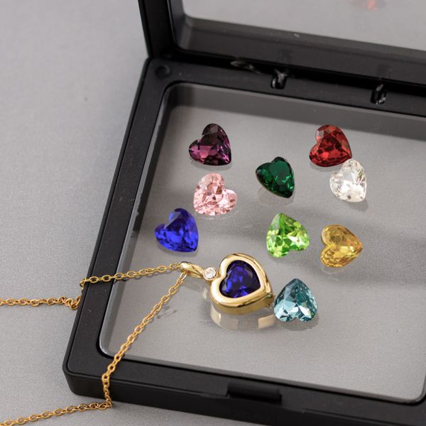 zircon crystal ocean heart pendant necklace for women korean fashion stainless steel jewelry female wedding neck chain, Silver
zircon crystal ocean heart pendant necklace for women korean fashion stainless steel jewelry female wedding neck chain, Silver