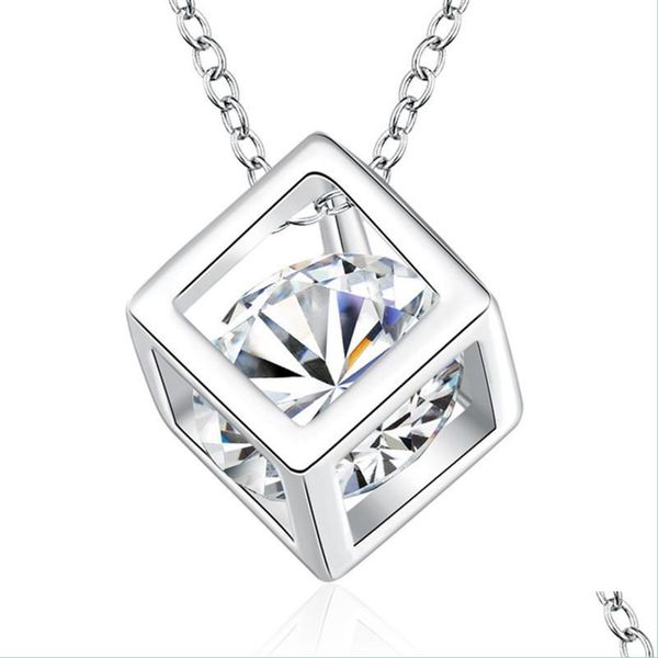 pendant necklaces 925 sterling sier square pendant necklace with zircon delicate beautif birthday present drop delivery 2022 jewelry dhyax, Silver
pendant necklaces 925 sterling sier square pendant necklace with zircon delicate beautif birthday present drop delivery 2022 jewelry dhyax, Silver