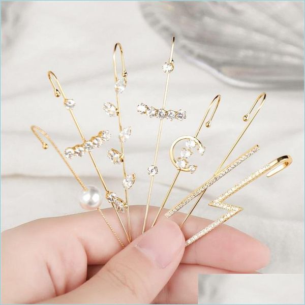 ear cuff 6styles ear wrap cler hook earrings for women surround auricle diagonal stud copper inlaid zircon piercing 477 q2 drop deliv dh6gt, Silver
ear cuff 6styles ear wrap cler hook earrings for women surround auricle diagonal stud copper inlaid zircon piercing 477 q2 drop deliv dh6gt, Silver