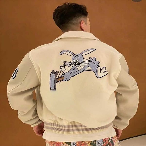 luxury v designer jacket mens baseball jackets men women embroidery wool cardigan coat fashion loose oversize sportswear us size, Black;brown
luxury v designer jacket mens baseball jackets men women embroidery wool cardigan coat fashion loose oversize sportswear us size, Black;brown