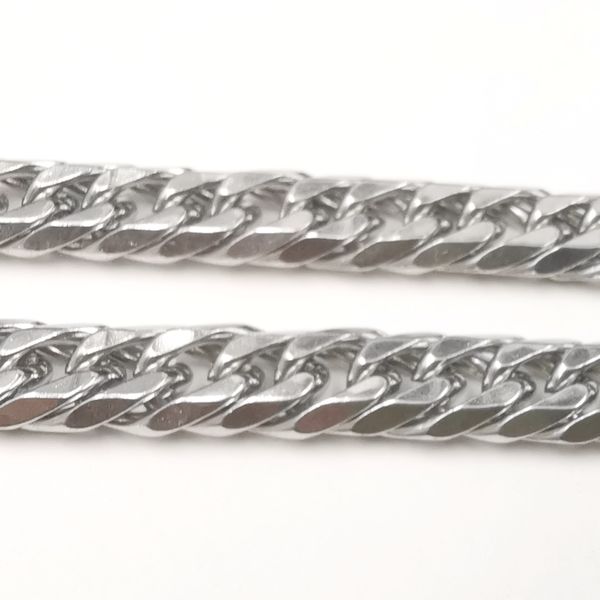9mm18-40inch mens necklace cool curb link chain stainless steel silver jewelry father gifts
9mm18-40inch mens necklace cool curb link chain stainless steel silver jewelry father gifts