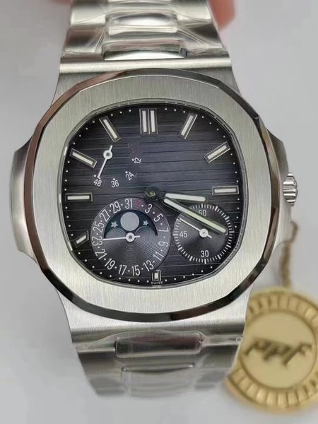 luxury men's watch nautilus 5712 real kinetic energy display new moon phase work automatic 316 stainless steel case diameter 40mm, Slivery;brown
luxury men's watch nautilus 5712 real kinetic energy display new moon phase work automatic 316 stainless steel case diameter 40mm, Slivery;brown