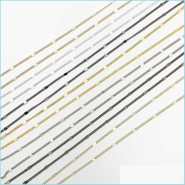 chains 5 m/lot gold color plated necklace chains for jewelry making findings diy chain handmade materials wholesale supplies 1563 q2 dhc8v, Silver
chains 5 m/lot gold color plated necklace chains for jewelry making findings diy chain handmade materials wholesale supplies 1563 q2 dhc8v, Silver