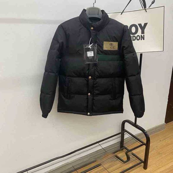 cotton padded cc classic jacket parkas couples men womens medium gooses letter embroidery printing parker warm coat of black and white
cotton padded cc classic jacket parkas couples men womens medium gooses letter embroidery printing parker warm coat of black and white
