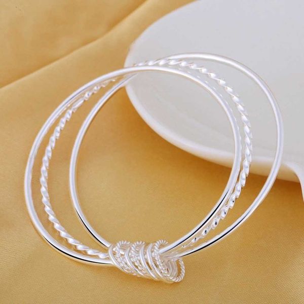 beaded strands trend fine three circles bangle 925 sterling silver bracelets for women fashion noble party wedding accessories jewelry gift, Black
beaded strands trend fine three circles bangle 925 sterling silver bracelets for women fashion noble party wedding accessories jewelry gift, Black
