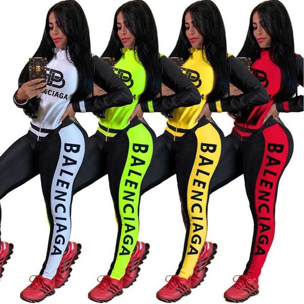 designer women tracksuits sportswear letter print tracksuit long sleeve jacket pants suit two piece set jogger outfit sportswear s-xxxl, Gray
designer women tracksuits sportswear letter print tracksuit long sleeve jacket pants suit two piece set jogger outfit sportswear s-xxxl, Gray