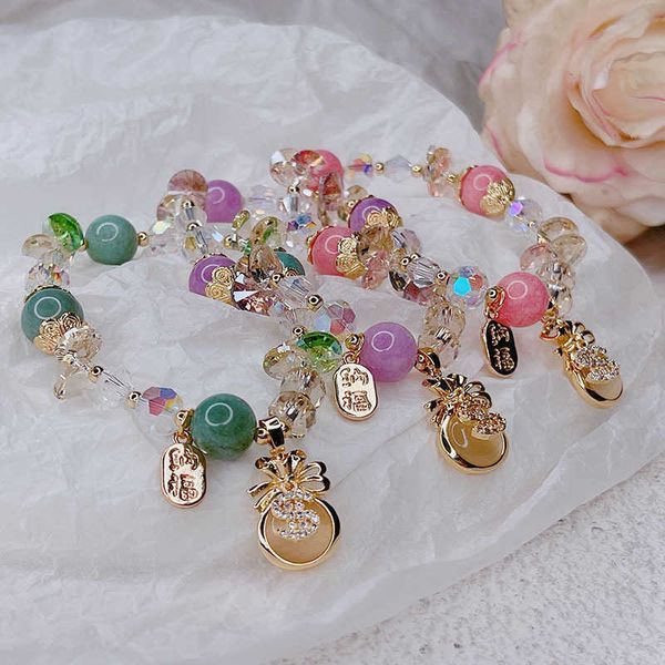 beaded strands new purse wallet pendant pink/green/purple stones crystal beaded bracelets for women female fashion jewelry accessories ybr57, Black
beaded strands new purse wallet pendant pink/green/purple stones crystal beaded bracelets for women female fashion jewelry accessories ybr57, Black