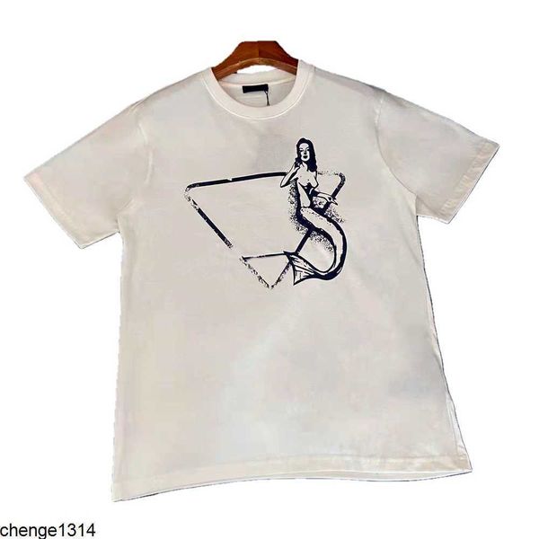men's casual shirts 22ss fashion casual t shirt designer prad couple short-sleeved mermaid 100% cotton black and white size s-xl dfjv, White;black
men's casual shirts 22ss fashion casual t shirt designer prad couple short-sleeved mermaid 100% cotton black and white size s-xl dfjv, White;black