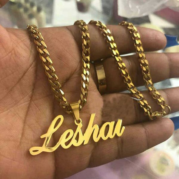 pendant necklaces custom thick cuban chain 5mm 7mm name necklace men women jewelry personalized big bold name punk style necklace rock jewel, Silver
pendant necklaces custom thick cuban chain 5mm 7mm name necklace men women jewelry personalized big bold name punk style necklace rock jewel, Silver