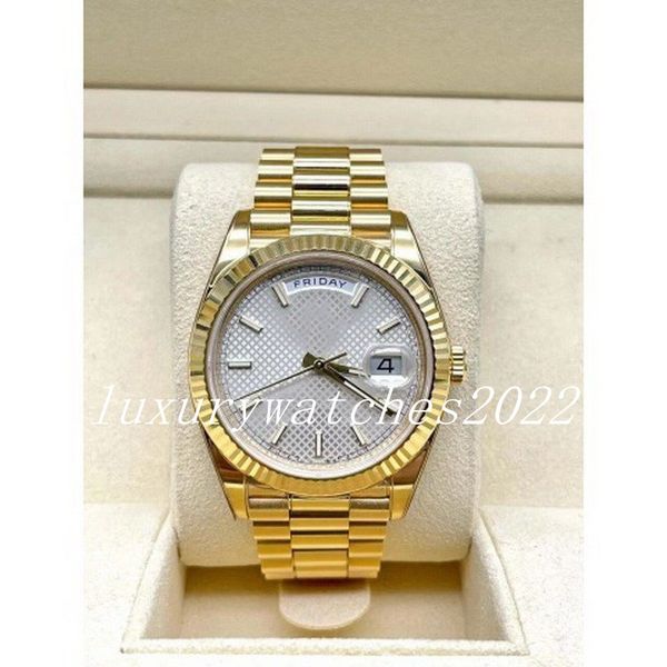 designer mens watch 41mm gold case automatic mechanical double calendar stainless steel 904l sapphire glass silver face business wristwatch, Slivery;brown
designer mens watch 41mm gold case automatic mechanical double calendar stainless steel 904l sapphire glass silver face business wristwatch, Slivery;brown