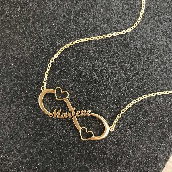 pendant necklaces custom infinity single name necklace bobo jewelry stainless steel double empty heart nameplate choker necklaces for women, Silver
pendant necklaces custom infinity single name necklace bobo jewelry stainless steel double empty heart nameplate choker necklaces for women, Silver