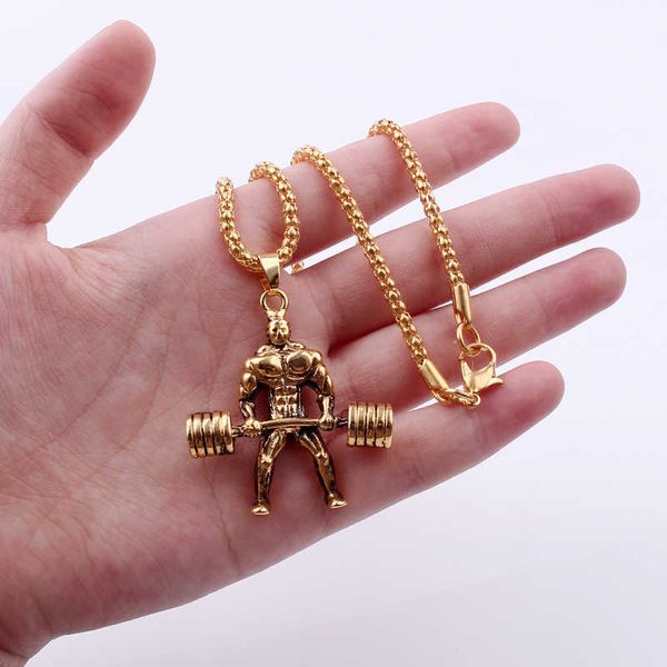 pendant necklaces sporty style weightlifting pendant men necklaces barbell accessories charm chain choker male gift for fitness enthusiasts, Silver
pendant necklaces sporty style weightlifting pendant men necklaces barbell accessories charm chain choker male gift for fitness enthusiasts, Silver