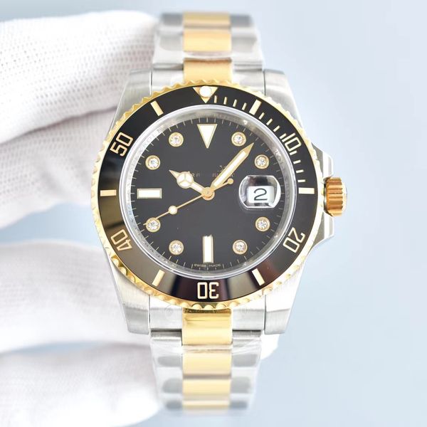 with original box ceramic bezel mens watches 40mm automatic mechanical 2813 movement watch luminous sapphire waterproof sports self-wind fas, Slivery;brown
with original box ceramic bezel mens watches 40mm automatic mechanical 2813 movement watch luminous sapphire waterproof sports self-wind fas, Slivery;brown