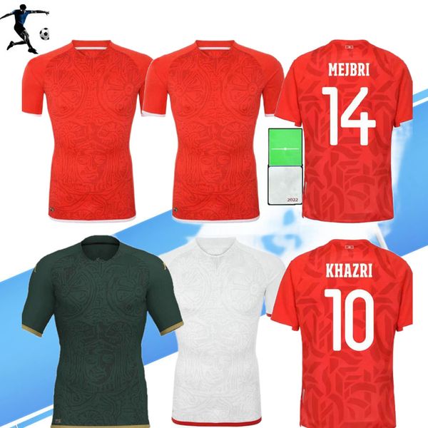 22 23 tunisia national team mens soccer jerseys msakni hannibal maaloul sliti khenissi home red away 3rd football shirts short uniforms, Black;yellow
22 23 tunisia national team mens soccer jerseys msakni hannibal maaloul sliti khenissi home red away 3rd football shirts short uniforms, Black;yellow