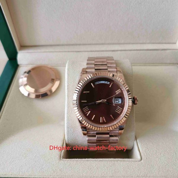 super quality mens watch cal.3255 movement 40mm 228235 president brown roman dial watches 18k rose gold sapphire luminova mechanical automat, Slivery;brown
super quality mens watch cal.3255 movement 40mm 228235 president brown roman dial watches 18k rose gold sapphire luminova mechanical automat, Slivery;brown