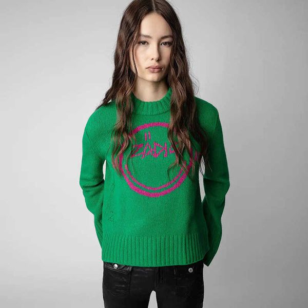 zadig voltaire 100% wool sweater smiling face letter green knitwear pullover sweatshirt, White;black
zadig voltaire 100% wool sweater smiling face letter green knitwear pullover sweatshirt, White;black