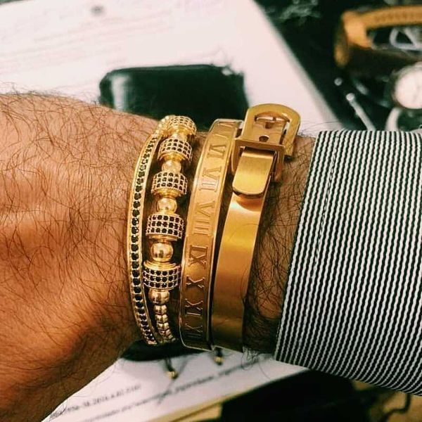 beaded strands fashion roman numerals men bracelet bangle new luxurious titanium steel bracelet for men jewelry gift l221012, Black
beaded strands fashion roman numerals men bracelet bangle new luxurious titanium steel bracelet for men jewelry gift l221012, Black