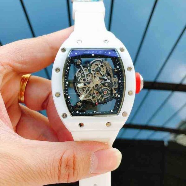 business leisure richa watch rm055 multifunctional automatic mechanical mill white ceramic tape men's watch
business leisure richa watch rm055 multifunctional automatic mechanical mill white ceramic tape men's watch