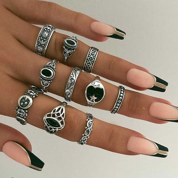 cluster rings kisswife retro silver color sun moon rings set for women vintage wave irregular texture ring 2022 trend fashion jewelry l22101, Golden;silver
cluster rings kisswife retro silver color sun moon rings set for women vintage wave irregular texture ring 2022 trend fashion jewelry l22101, Golden;silver