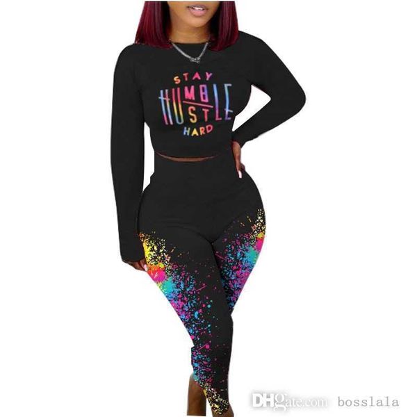 new fall womens letter printed two piece pants set fashion long sleeve crop ink splash high waist leggings jogger sets, White
new fall womens letter printed two piece pants set fashion long sleeve crop ink splash high waist leggings jogger sets, White
