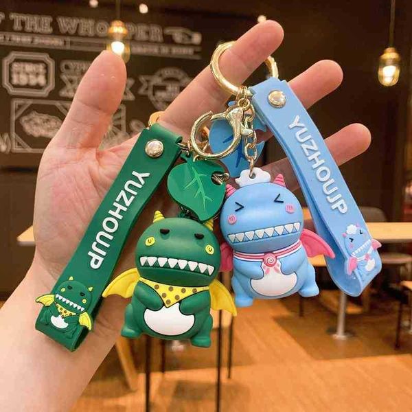 keychains cartoon silicone dinosaur men and women cute schoolbag small pendant doll car key creative couple, Silver
keychains cartoon silicone dinosaur men and women cute schoolbag small pendant doll car key creative couple, Silver