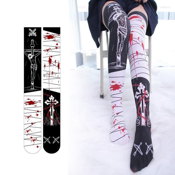 women socks black letter long over knee thigh high stockings for ladies girls warm cosplay japanese cute silk, Black;white
women socks black letter long over knee thigh high stockings for ladies girls warm cosplay japanese cute silk, Black;white