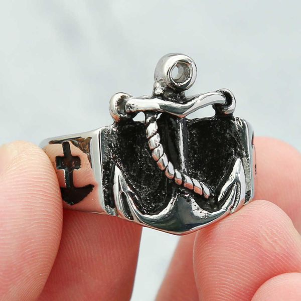 cluster rings viking fashion creative anchor ring for men 316l stainless steel high polished cool navy anchor ring jewelry gift dropshipping, Golden;silver
cluster rings viking fashion creative anchor ring for men 316l stainless steel high polished cool navy anchor ring jewelry gift dropshipping, Golden;silver